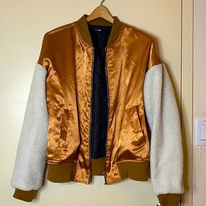 Copper Bomber Jacket
